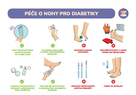 Prevence a péče o nohy pro diabetiky